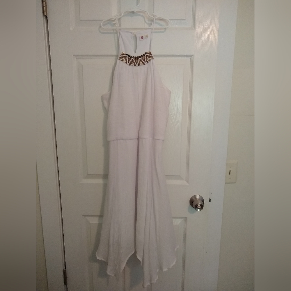 AUW Dresses XL White and Burnt Orange